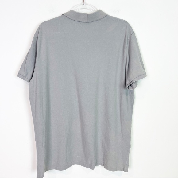 POLO RALPH LAUREN GRAY CUSTOM FIT SHORT SLEEVE POLO SHIRT MENS SZ XXL - Picture 5 of 6
